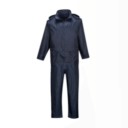CHEMITOOL SAFETY Navy Blue Nylon/PVC Wetsuit Size M