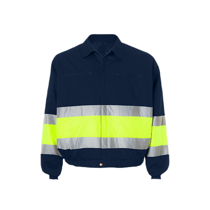 Chaqueta Acolchada de Alta Visibilidad con Cremallera Central Talla S CHEMITOOL SAFETY Chaqueta Acolchada de Alta Visibilidad con Cremallera Central Talla S CHEMITOOL SAFETY