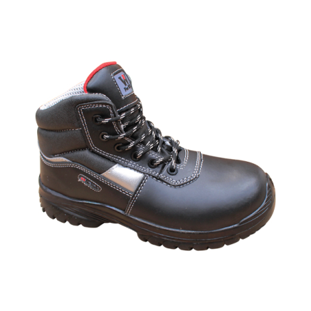 Bota NEW ASMARA Em Pele Preta Tratam Hidrofugado S3 N44 CHEMITOOL SAFETY