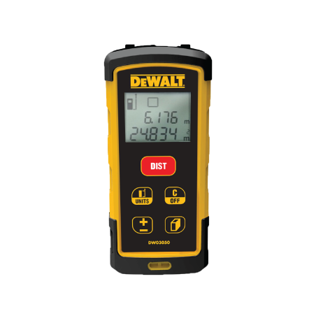 Medidor Láser De Distancias DeWalt Con Alcance De 50m