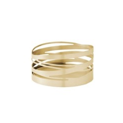 Porta-Velas Dourado - Tangle