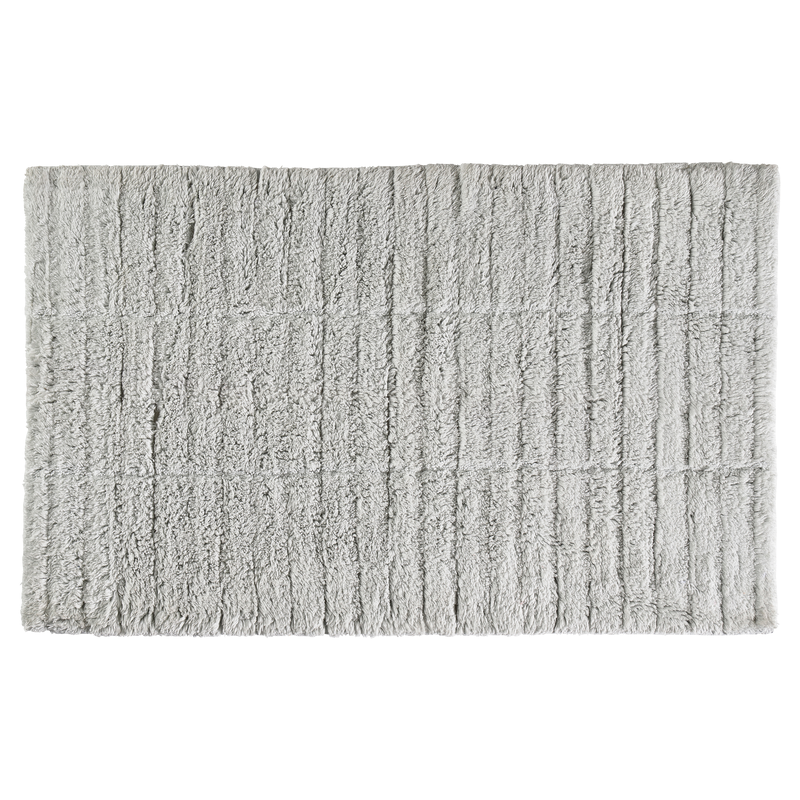 Tapete de Banho 50x80cm Cinza Claro - Tiles Tapete de Banho 50x80cm Cinza Claro - Tiles