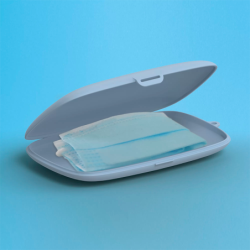 Pocket Case for Face Mask Blue - On The Go