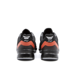 Sapato de Segurança Hybrid Preto e Vermelho Laser HD WR Têxtil S3 SRC ESD 38 LAVORO