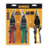 DEWALT HAND TOOLS Set of 3 Ergo Aviation Snip
