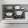 Organizador de 3 Níveis para Lavatório Preto - Tower