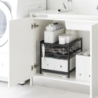 Organizador de 3 Níveis para Lavatório Preto - Tower
