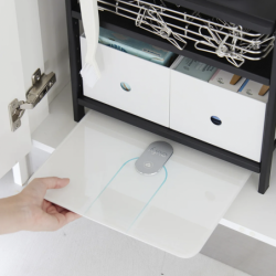 Organizador de 3 Níveis para Lavatório Preto - Tower