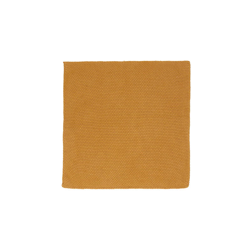 Conjunto de 2 Panos de Algodão Tricotados Açafrão - Textil Conjunto de 2 Panos de Algodão Tricotados Açafrão - Textil