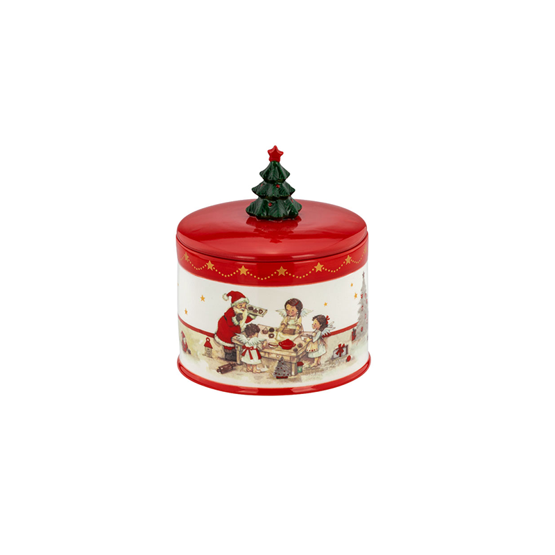 Tarro Caramelos Decoración Navideña 12,8cm Tarro Caramelos Decoración Navideña 12,8cm