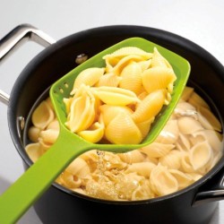 Colher Escumadeira - Scoop Plus Cinza/Verde
