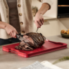Tabla Cortar/Trinchar Grande Roja - Cut&Carve