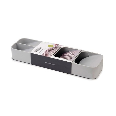 Organizador Compacto de Talheres Cinza - DrawerStore