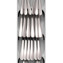 Organizador Compacto de Talheres Cinza - DrawerStore
