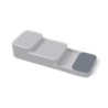 Organizador Compacto de Facas Cinza - DrawerStore