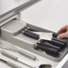 Organizador Compacto de Facas Cinza - DrawerStore