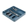 Organizador de Cutelaria Azul DrawerStore - Sky