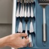 Organizador de Cutelaria Azul DrawerStore - Sky