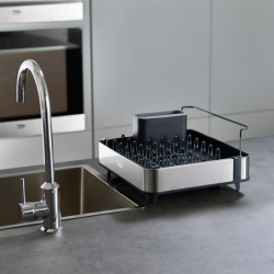 Conjunto Dispensador + Escorredor Inox