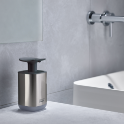 Conjunto Dispensador + Escorredor Inox