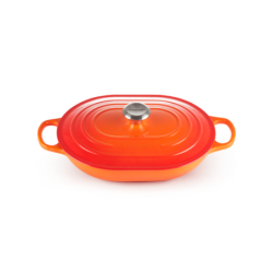 Cast Iron Oblong Casserole 31cm Volcanic