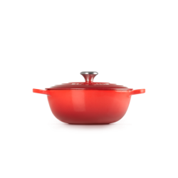 Caçarola Marmita de Ferro Fundido 26cm Cereja