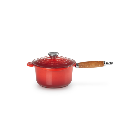 Tacho com Cabo de Madeira 18cm Cerise - Tradition