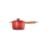 Tacho com Cabo de Madeira 18cm Cerise - Tradition
