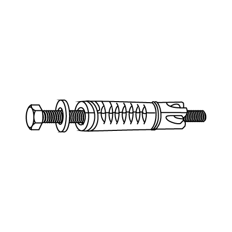 Casquillo Expansivo Acero con Tornillo M6x60 CHEMITOOL