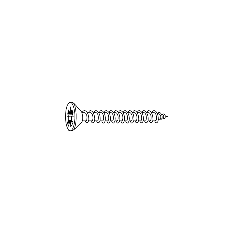 CHEMITOOL FASTENERS Screw POZIDRIV® Bugle Head DIN 7505A 5X20 4.8 Yellow Passivated CHEMITOOL FASTENERS Screw POZIDRIV® Bugle Head DIN 7505A 5X20 4.8 Yellow Passivated