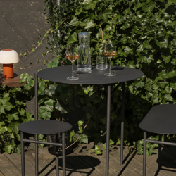 Taburete 33cm Negro - Disc