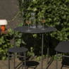 Taburete 33cm Negro - Disc
