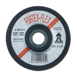 Disco de Corte Acero 115 x 3 x 22 mm FORTEX