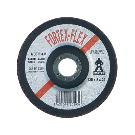 Disco de Corte Acero 115 x 3 x 22 mm FORTEX