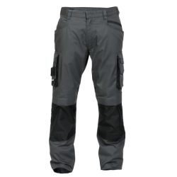 DASSY Nova Work Trousers n.º 36 +/- 250 g/m² Grey/Black