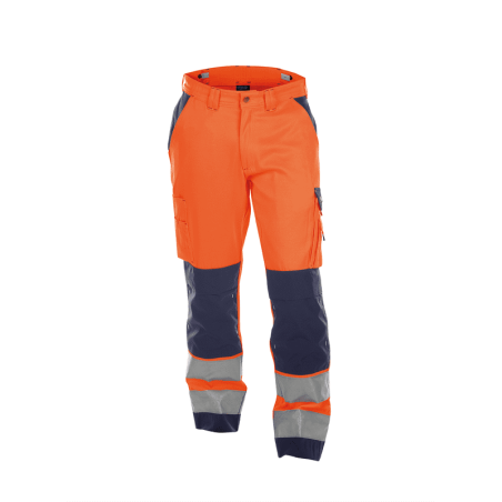 DASSY Buffalo High Visibility Work Trousers n.º 36 +/- 290 g/m² Fluo Orange/Navy