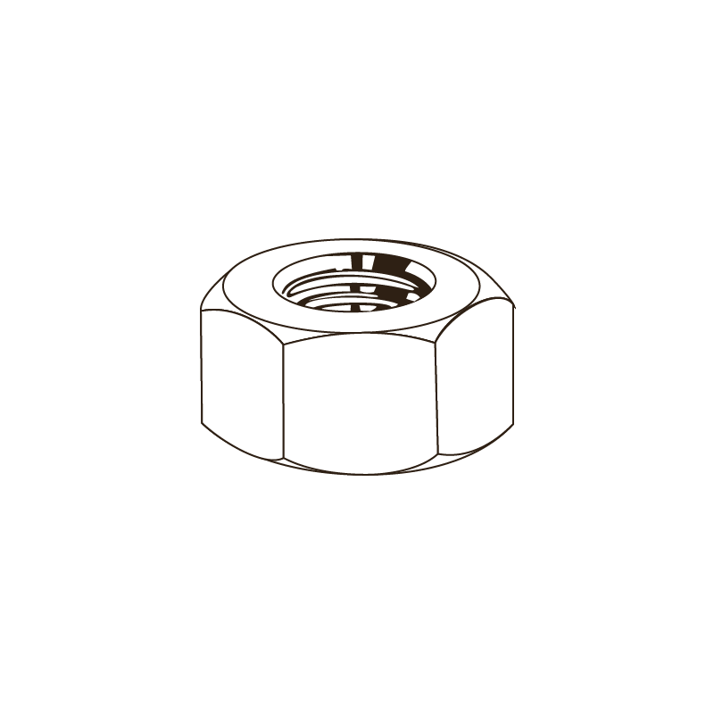 CHEMITOOL FASTENERS Hex Nut UNF 3/8 ANSI B1822 CHEMITOOL FASTENERS Hex Nut UNF 3/8 ANSI B1822