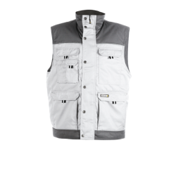 DASSY Hulst Two-Tone Body Warmer M +/- 245 g/m² White/Grey