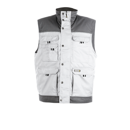 DASSY Hulst Two-Tone Body Warmer M +/- 245 g/m² White/Grey