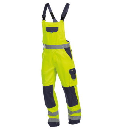 Jardineiras Refletoras Toulouse n.º 50 +/- 290 g/m² Fluo Amarelo/Azul Marinho DASSY