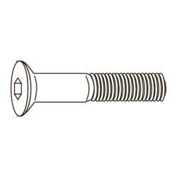 Tornillo Allen Cabeza de Eparar DIN 7991 M8X25 A2 Inox Passivado CHEMITOOL