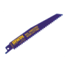 Hojas Bimetálicas de Sierra de Sable para Madera con Metal Incrustado IRWIN 956R 9'/225 mm 6 TPI (25un.)