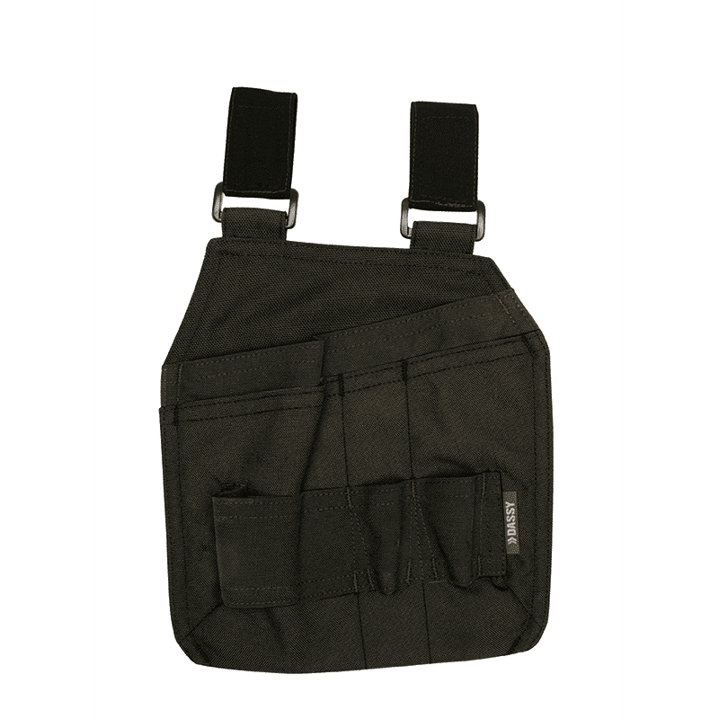 DASSY Gordon Canvas Tool Pouches +/- 295 g/m² Olive Green/Black DASSY Gordon Canvas Tool Pouches +/- 295 g/m² Olive Green/Black