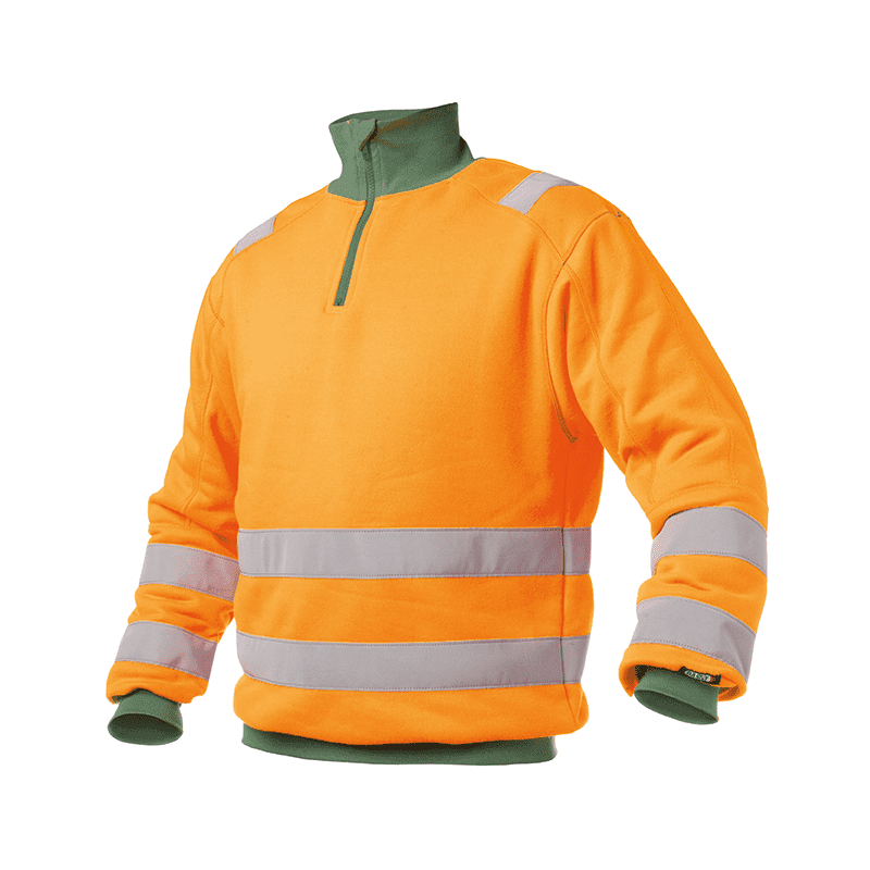 Sudadera Reflectante Denver L +/- 280 g/m² Naranja Fluo/Verde Botella DASSY Sudadera Reflectante Denver L +/- 280 g/m² Naranja Fluo/Verde Botella DASSY