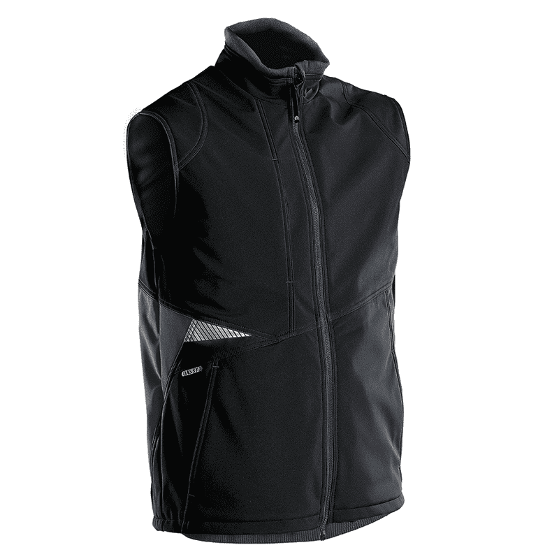 DASSY Fusion Softshell Body Warmer M +/- 280 g/m² Black/Grey DASSY Fusion Softshell Body Warmer M +/- 280 g/m² Black/Grey