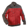 Chaqueta de Trabajo Lugano Bicolor 3XL +/- 300 g/m² Rojo/Gris DASSY