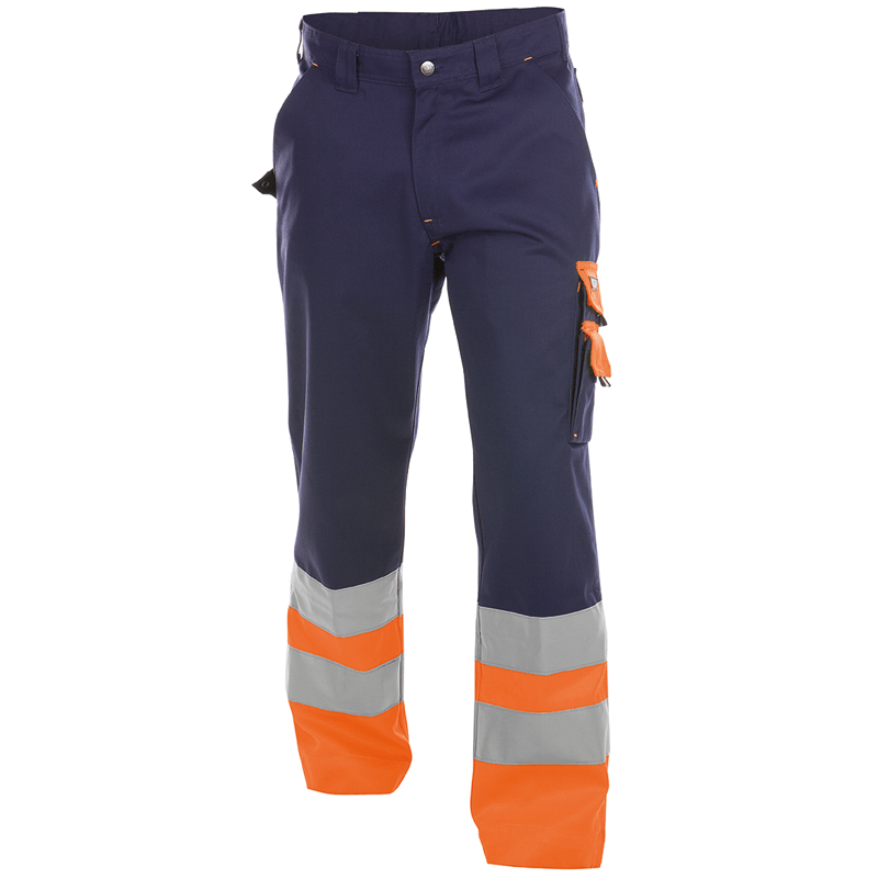 DASSY Omaha High Visibility Work Trousers n.º 46 +/- 300 g/m² Navy/Fluo Orange DASSY Omaha High Visibility Work Trousers n.º 46 +/- 300 g/m² Navy/Fluo Orange