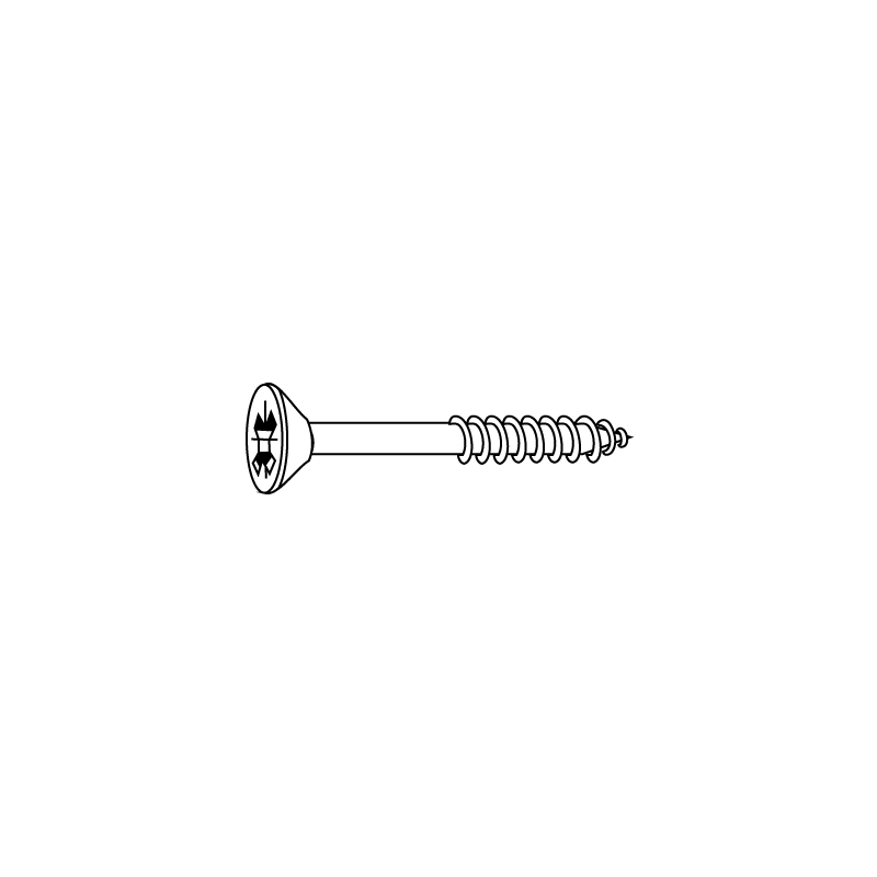 Parafuso Cabeça Embeber POZIDRIV® DIN 7505A 5X100/60 (4X10') A2 Inox Passivado CHEMITOOL FASTENERS Parafuso Cabeça Embeber POZIDRIV® DIN 7505A 5X100/60 (4X10') A2 Inox Passivado CHEMITOOL FASTENERS
