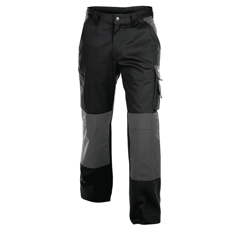 Pantalones de Trabajo Boston Bicolor n.º 52 +/- 300 g/m² Negro/Gris DASSY Pantalones de Trabajo Boston Bicolor n.º 52 +/- 300 g/m² Negro/Gris DASSY