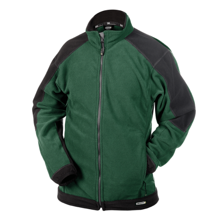 Chaqueta Polar Bicolor Kazan L +/- 260 g/m² Verde Botella/Negro DASSY